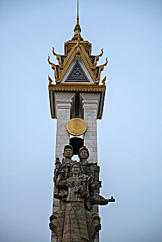 柬埔寨柬越友谊纪念碑