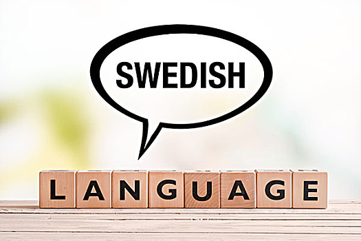 瑞典,语言文字,授课,标识,立方体,桌子