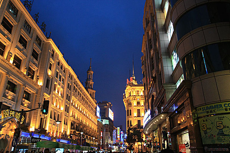 上海南京路图片_上海南京路高清图片_全景视觉