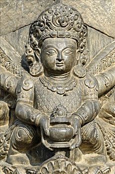 印度教,石刻,帕苏帕蒂纳特寺,加德满都,尼泊尔