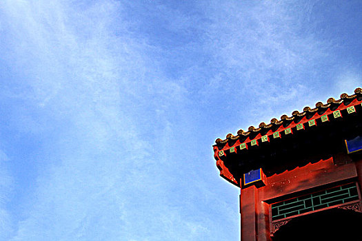 北京宛平古城古建筑局部