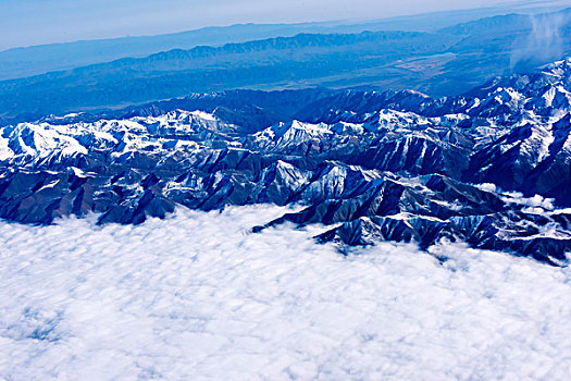 云海,山脉,群山,雪山