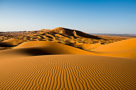 沙丘,梅如卡,区域,却比沙丘,北方,撒哈拉沙漠,摩洛哥,非洲