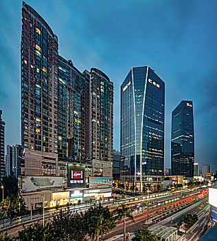 广州都市风光,珠江新城建筑群