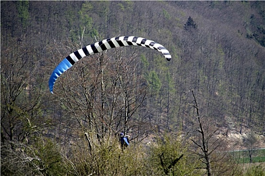 滑翔伞运动者