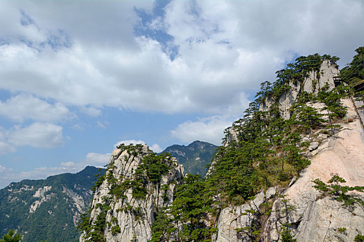 湖北天堂寨国家地质公园夏日风光