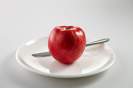 苹果,盘子