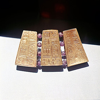 碎片,努比亚,饰品,黄金,埃及,象形文字,皇家