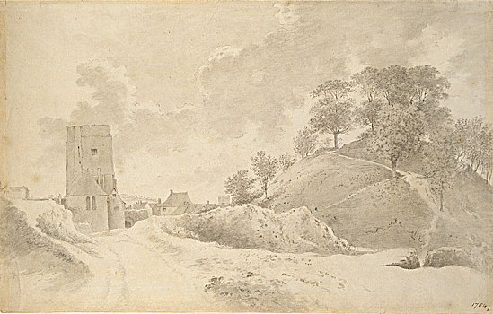 牛津,城堡,五月,1784年,艺术家