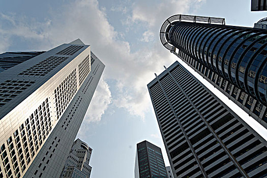 摩天大楼,地点,新加坡,亚洲