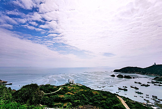 浙江嵊泗列岛的枸杞岛嵊山岛