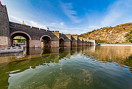 辽宁省绥中县九门口水长城建筑景观