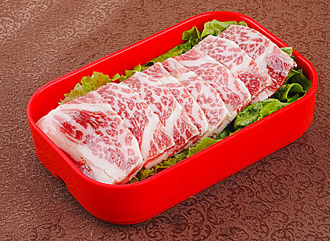 大白菜牛肉牛百叶烧烤火锅食材猪肝内脏打边炉牛肉丸生鲜羊肉肥牛牛排猪肉