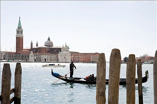 游客,制作,小船,旅游,威尼斯,意大利