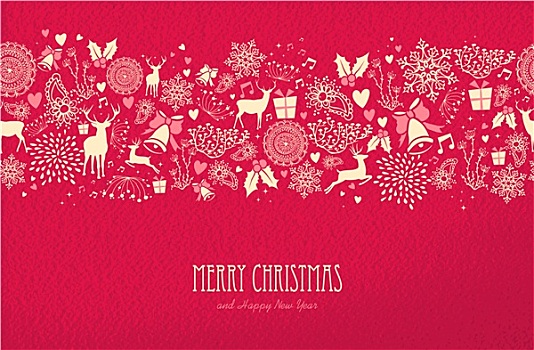 圣诞快乐,新年快乐,卡片,图案,鹿