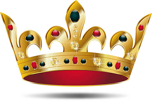 金色皇冠符号复制图片