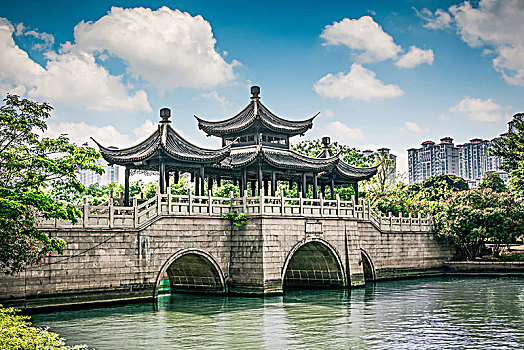 古桥,中国,公园