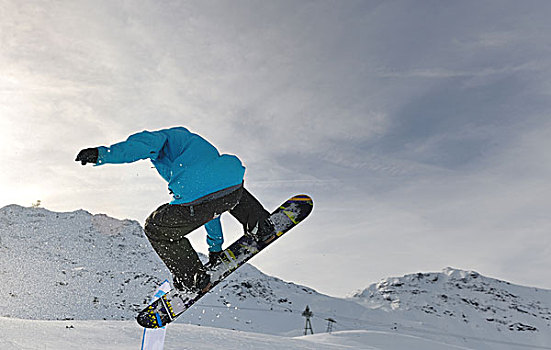 滑雪板,冬季运动,极限,跳跃