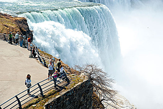 旅游,享受,风景,尼亚加拉瀑布,安大略省,纽约,边界,加拿大,美国