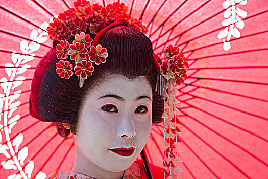 日本,京都,鸾舞伎,艺伎,衣服,和服