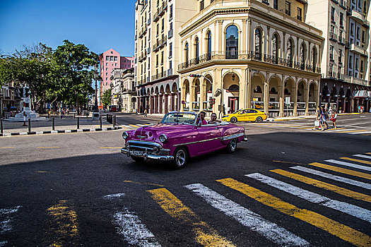 古巴-哈瓦那的老爷车