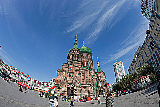 索非亚,大教堂,哈尔滨,黑龙江,中国