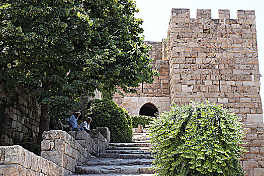 黎巴嫩比布鲁斯古遗址入口