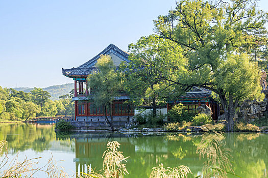 中国河北省承德避暑山庄水景园林