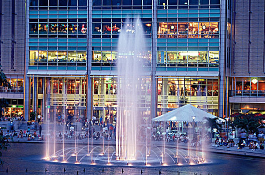 吉隆坡,中心,喷泉