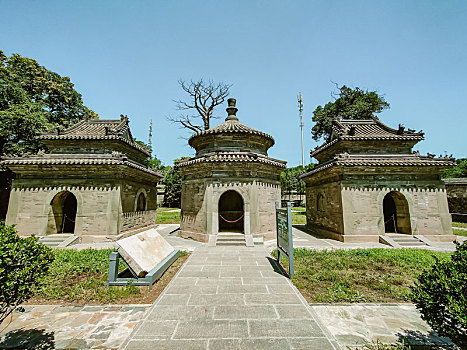 北京石景山慈祥庵田义墓石刻文物园