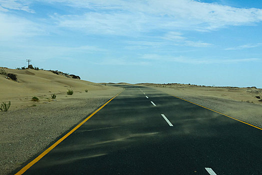 沙子,途中,纳米比亚,非洲