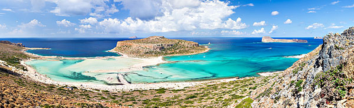 海滩,克里特岛,岛屿,希腊