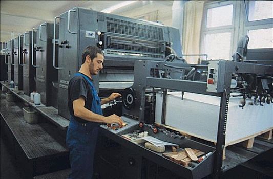 印刷,纸张,打印机,控制板,机器,科技,产业,德国,欧洲