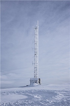 冰冻,信号塔