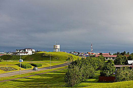 城镇,冰岛