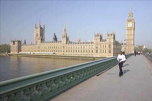 大本钟,议会大厦,伦敦,英格兰,英国,欧洲