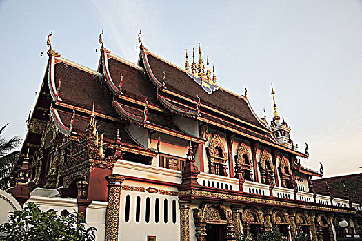 泰国,清迈,寺院,佛教寺庙