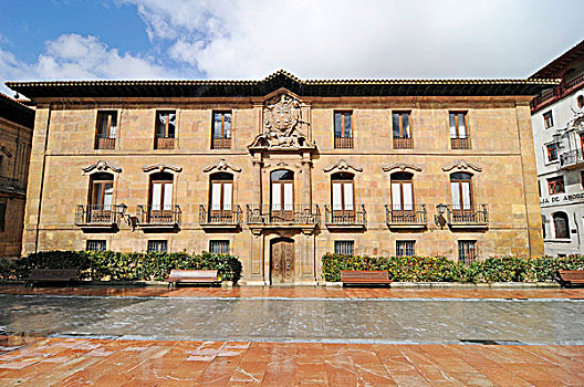 历史建筑,广场,奥维耶多,阿斯图里亚斯,西班牙,欧洲