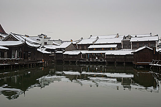 乌镇雪景