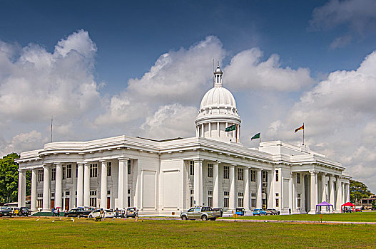 科伦坡,城市,市政厅,建筑,总部,办公室,斯里兰卡