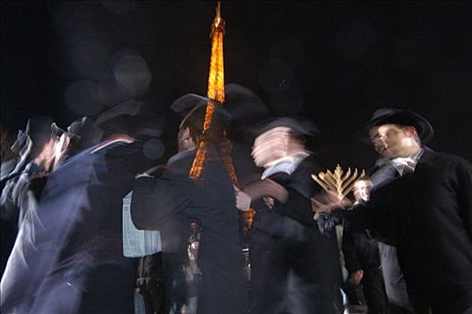 法国,巴黎,犹太人,庆贺