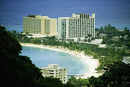 酒店,岛屿,牙买加,漂亮,白沙滩