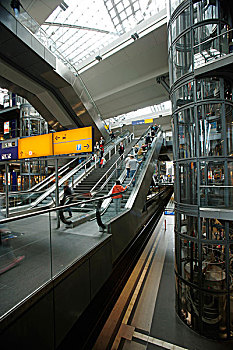 interior,德国柏林中央火车站