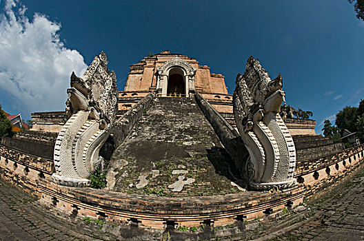 寺院,契迪,庙宇,佛塔,泰国