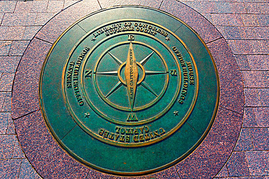 象征,华盛顿特区,地面,靠近,国会大厦