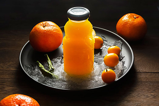 健康好喝的鲜榨橙汁