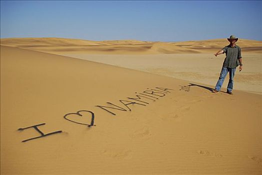 文字,沙子,喜爱,纳米比亚,纳米布沙漠,靠近