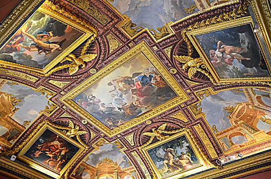 天花板,巴洛克,罗马,意大利