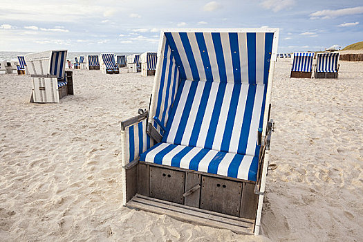 藤条沙滩椅,石荷州,德国