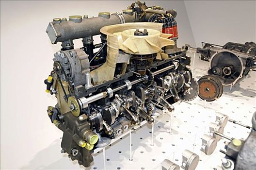 保时捷,引擎,新,博物馆,2009年,斯图加特,巴登符腾堡,德国,欧洲